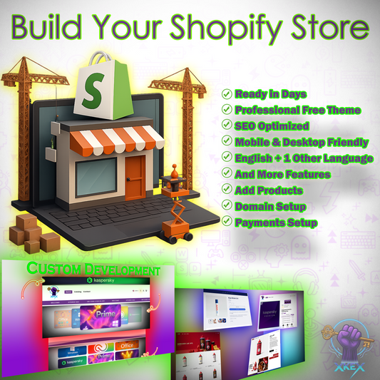 Professional Shopify Store Setup with Custom Development